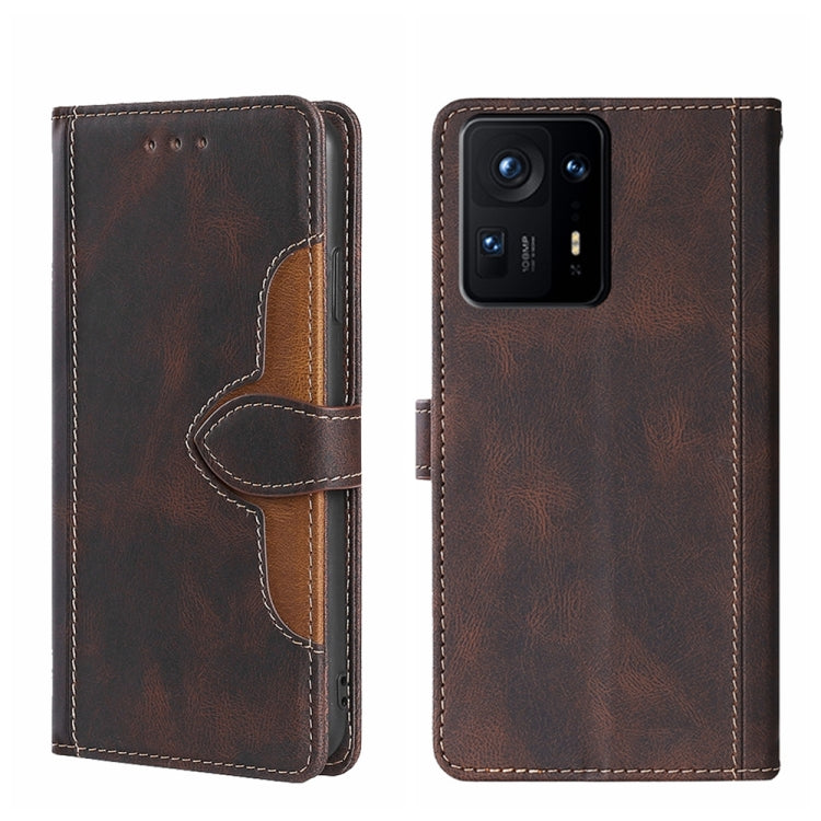 For Xiaomi Mix 4 Skin Feel Magnetic Buckle Leather Phone Case