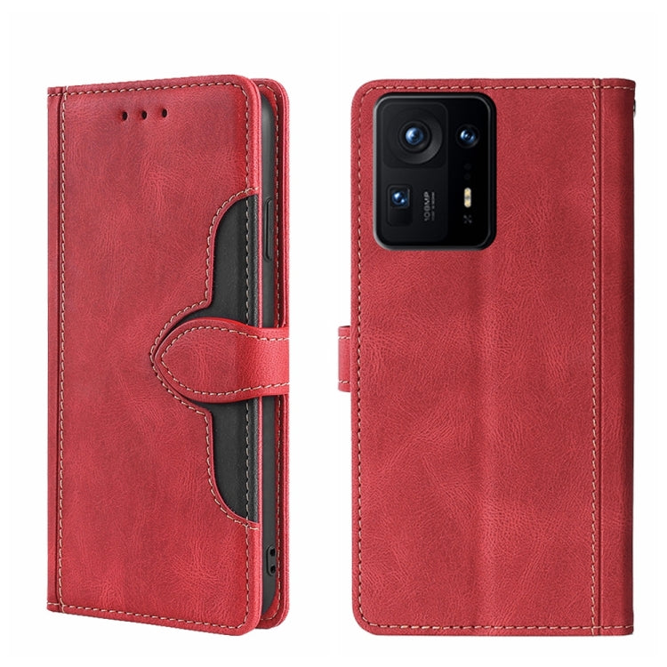 For Xiaomi Mix 4 Skin Feel Magnetic Buckle Leather Phone Case