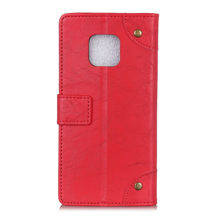 For Xiaomi Redmi Note 9 Pro / Note 9 Pro Max Copper Buckle Retro Crazy Horse Texture Horizontal Flip Leather Case with Holder & Card Slots & Wallet