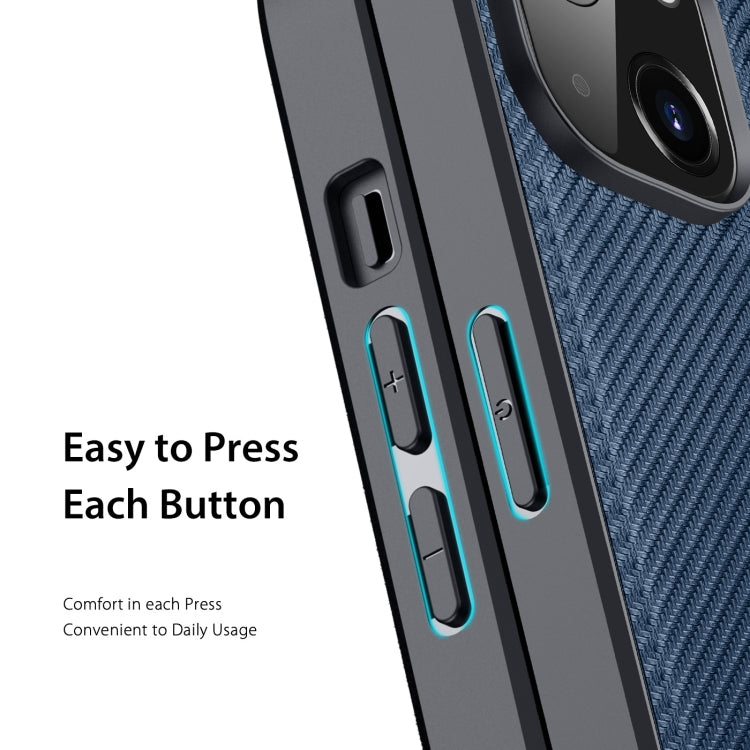 For iPhone 14/13 DUX DUCIS Fino Series PU + TPU Phone Case