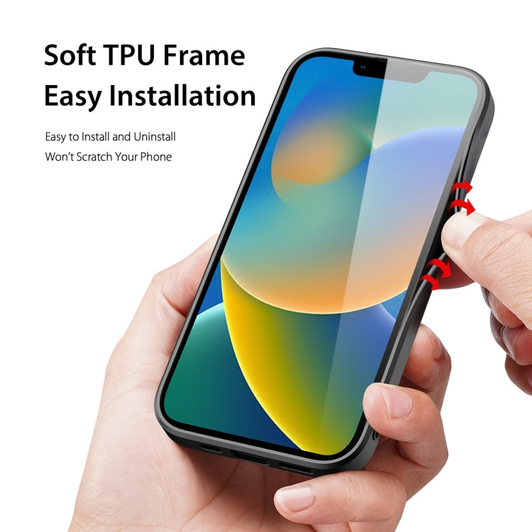 For iPhone 14/13 DUX DUCIS Fino Series PU + TPU Phone Case