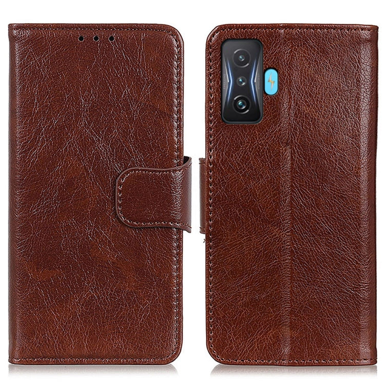 For Xiaomi Poco F4 GT Nappa Texture Leather Phone Case