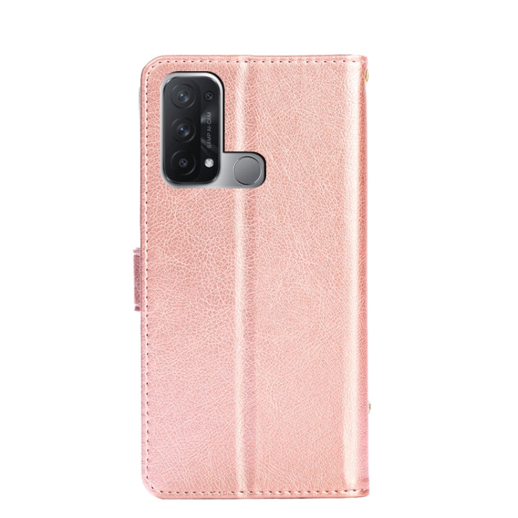 For OPPO Reno5 A Zipper Bag PU + TPU Horizontal Flip Leather Phone Case
