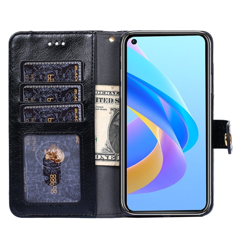 For OPPO Reno8 5G Zipper Bag PU + TPU Horizontal Flip Leather Phone Case