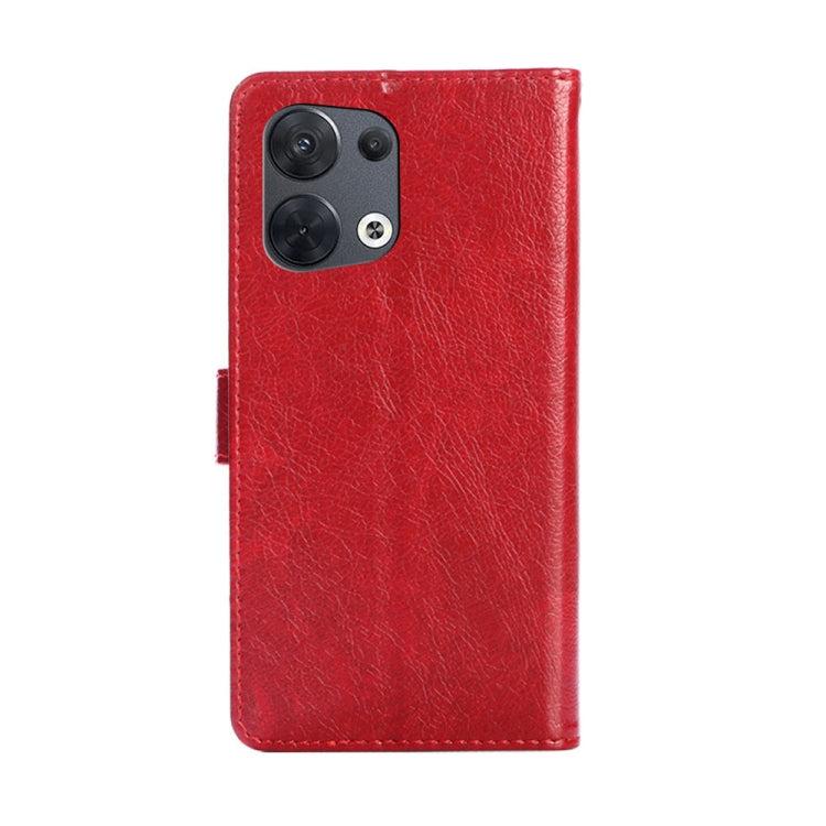 For OPPO Reno8 5G Zipper Bag PU + TPU Horizontal Flip Leather Phone Case