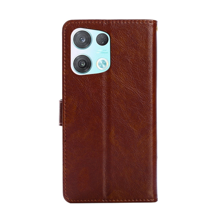 For OPPO Reno8 Pro 5G Zipper Bag PU + TPU Horizontal Flip Leather Phone Case