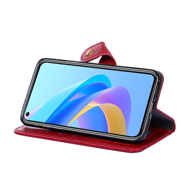 For OPPO Reno8 Pro 5G Zipper Bag PU + TPU Horizontal Flip Leather Phone Case