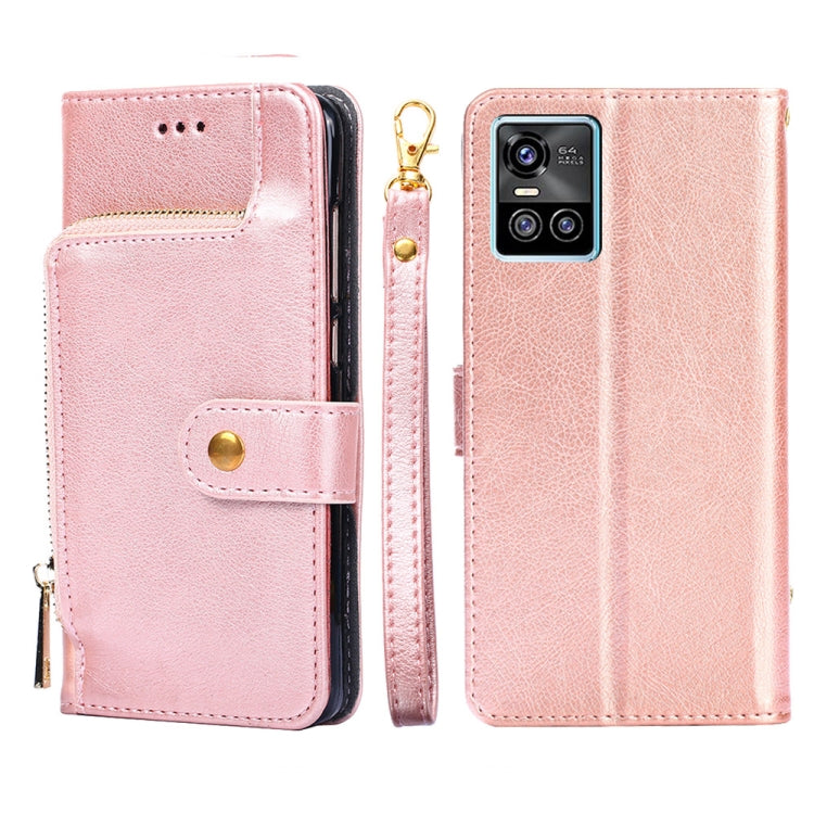 For vivo S10/S10 Pro Zipper Bag PU + TPU Horizontal Flip Leather Phone Case