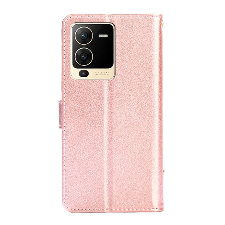 For vivo S15 5G Zipper Bag PU + TPU Horizontal Flip Leather Phone Case