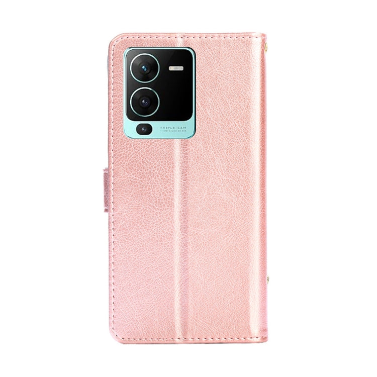 For vivo S15 Pro 5G Zipper Bag PU + TPU Horizontal Flip Leather Phone Case