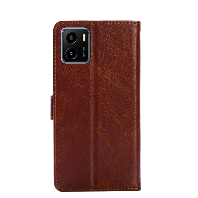 For vivo Y15s Global Version Zipper Bag PU + TPU Horizontal Flip Leather Phone Case