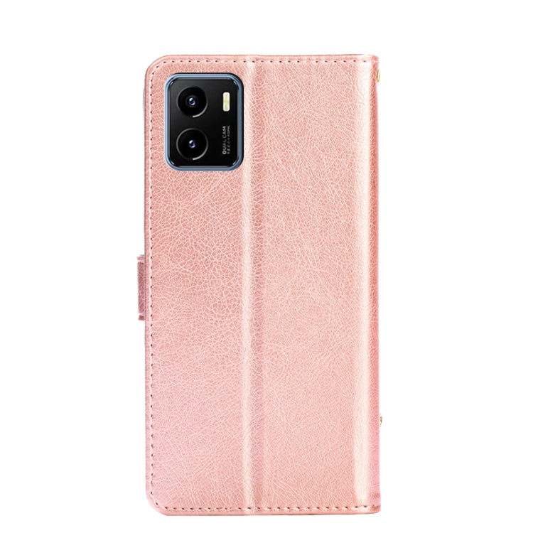 For vivo Y15s Global Version Zipper Bag PU + TPU Horizontal Flip Leather Phone Case