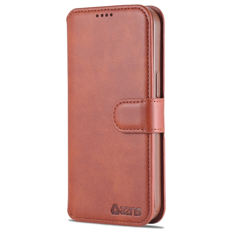 For iPhone 14 Pro AZNS Calf Texture Flip Leather Phone Case