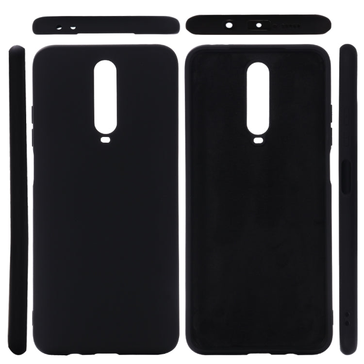 For Xiaomi Redmi K30 Solid Color Liquid Silicone Dropproof Protective Case