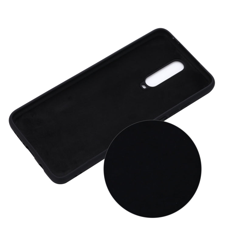 For Xiaomi Redmi K30 Solid Color Liquid Silicone Dropproof Protective Case