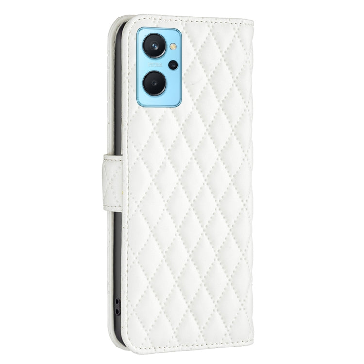 For OPPO A36 4G / A96 4G / A76 4G / Realme 9i / K10 4G Diamond Lattice Wallet Leather Flip Phone Case