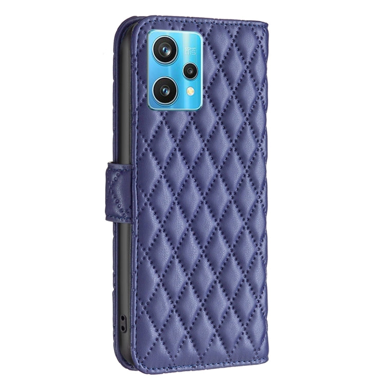 For OPPO Realme 9 Pro+ Diamond Lattice Wallet Leather Flip Phone Case