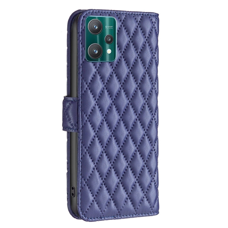 For OPPO Realme 9 Pro Diamond Lattice Wallet Leather Flip Phone Case