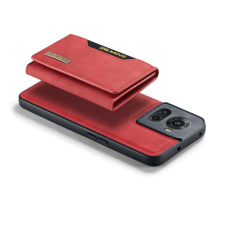 For OnePlus Ace/10R DG.MING M2 Series 3-Fold Multi Card Bag Phone Case