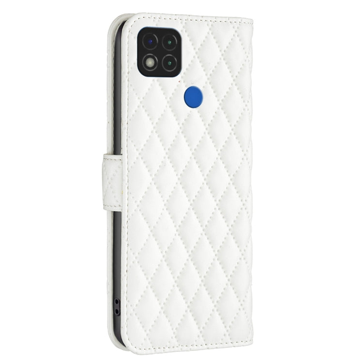 For Xiaomi Redmi 9C / 10A / Poco C31 Diamond Lattice Wallet Leather Flip Phone Case