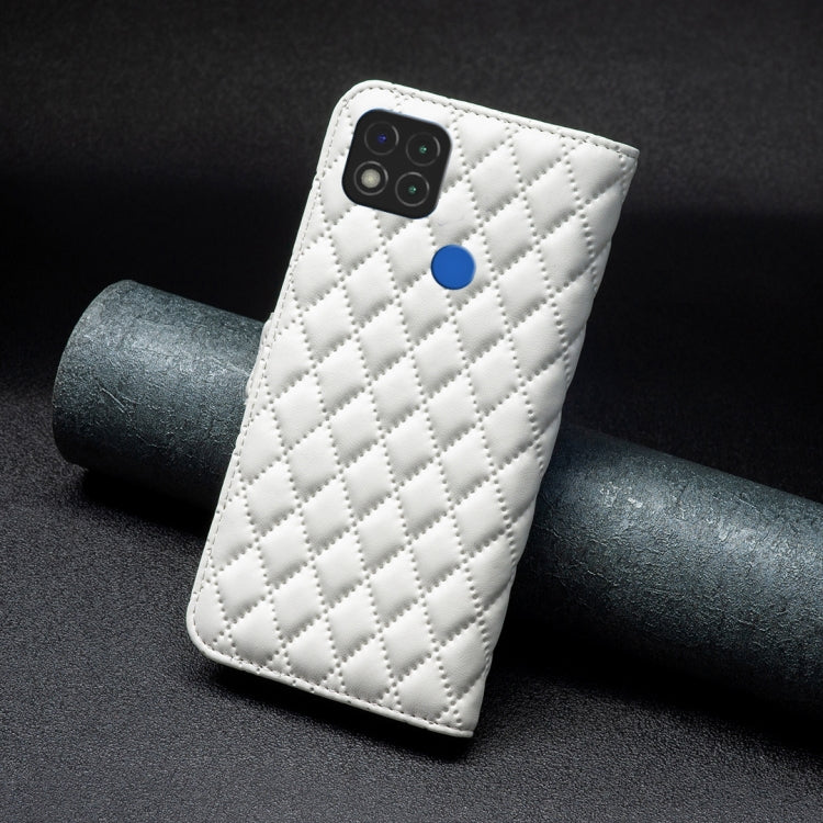 For Xiaomi Redmi 9C / 10A / Poco C31 Diamond Lattice Wallet Leather Flip Phone Case