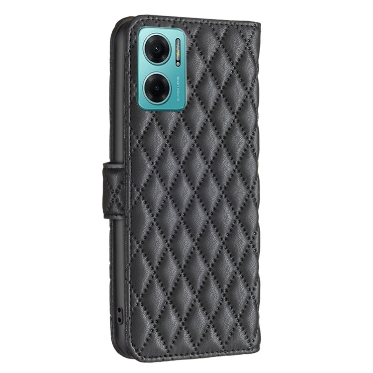 For Xiaomi Redmi 10 5G / Note 11E Diamond Lattice Wallet Leather Flip Phone Case