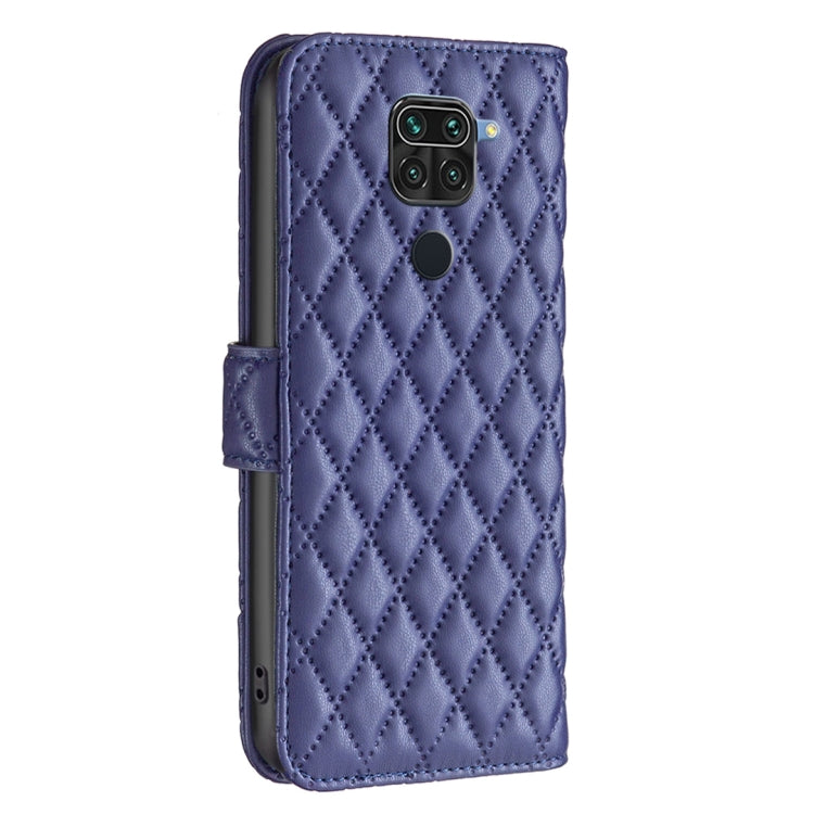 For Xiaomi Redmi Note 9 / 10X 4G Diamond Lattice Wallet Leather Flip Phone Case