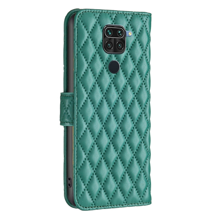 For Xiaomi Redmi Note 9 / 10X 4G Diamond Lattice Wallet Leather Flip Phone Case