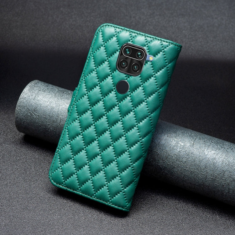 For Xiaomi Redmi Note 9 / 10X 4G Diamond Lattice Wallet Leather Flip Phone Case