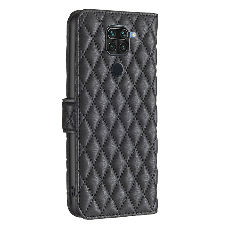 For Xiaomi Redmi Note 9 / 10X 4G Diamond Lattice Wallet Leather Flip Phone Case