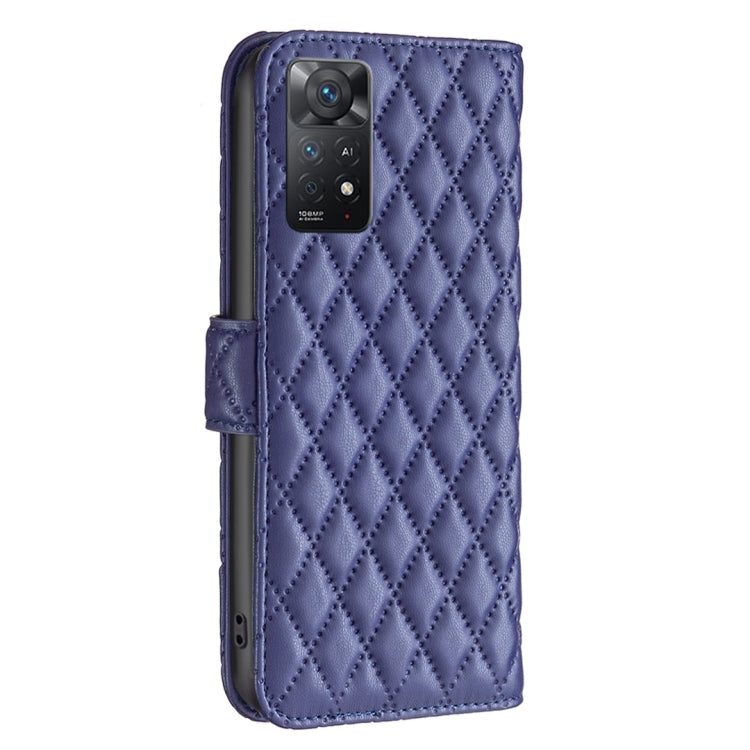 For Xiaomi Redmi Note 11 Pro/11 Pro 5G Global Diamond Lattice Wallet Leather Flip Phone Case