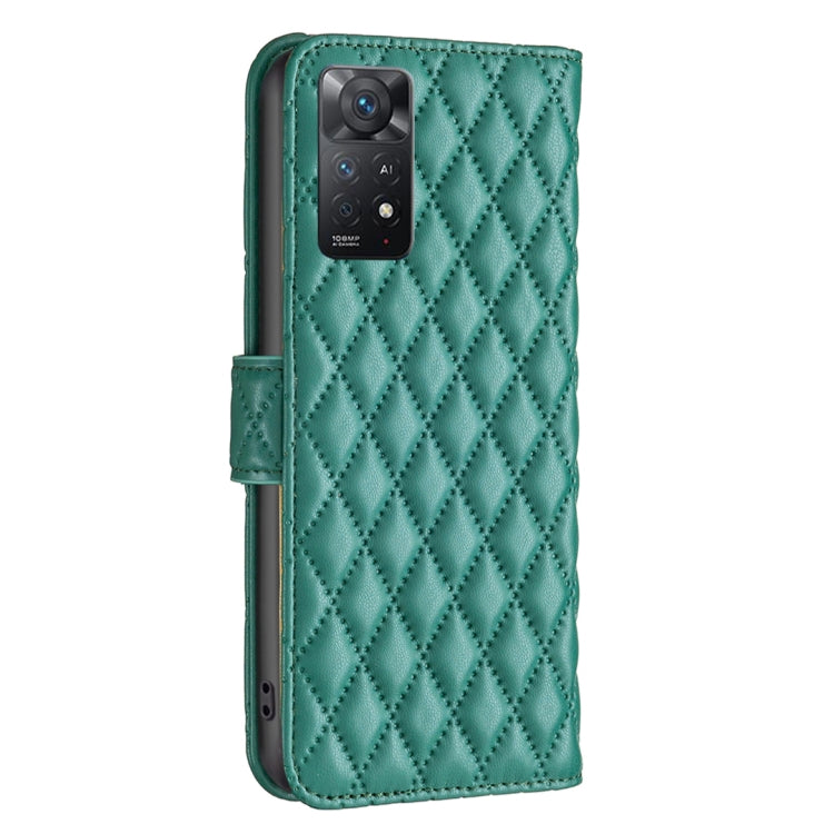 For Xiaomi Redmi Note 11 Pro/11 Pro 5G Global Diamond Lattice Wallet Leather Flip Phone Case