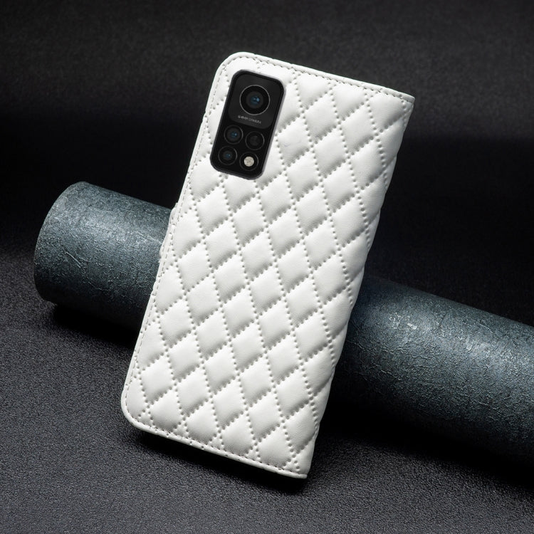 For Xiaomi Mi 10T 5G/10T Pro 5G/Redmi K30S Diamond Lattice Wallet Leather Flip Phone Case