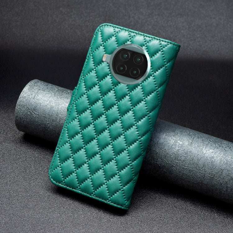 For Xiaomi Mi 10T Lite 5G Diamond Lattice Wallet Leather Flip Phone Case