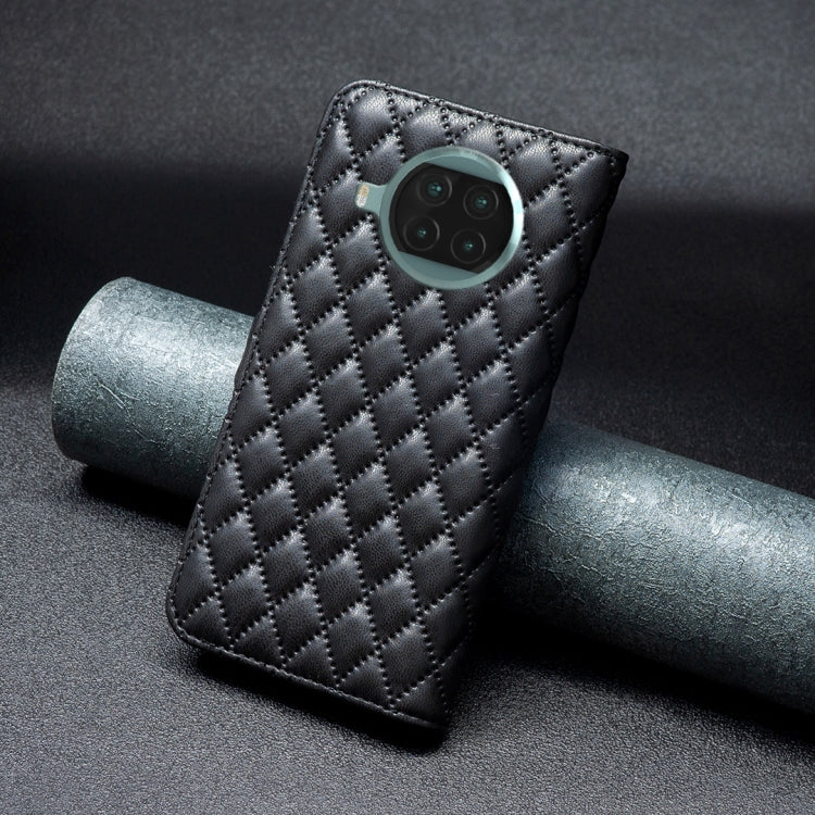 For Xiaomi Mi 10T Lite 5G Diamond Lattice Wallet Leather Flip Phone Case