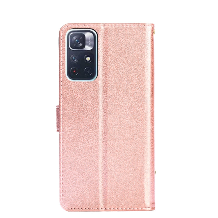 For Xiaomi Redmi Note 11 5G/Xiaomi Poco M4 Pro 5G Zipper Bag PU + TPU Horizontal Flip Leather Phone Case