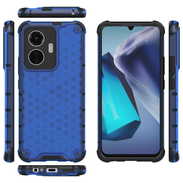 For vivo T1 44W Lanyard Honeycomb Phone Case