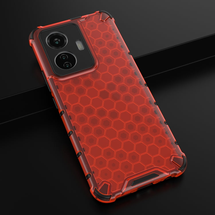 For vivo T1 44W Lanyard Honeycomb Phone Case