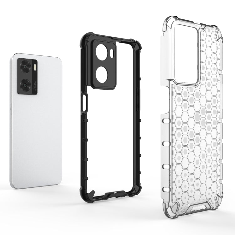 For OPPO A57 4G Global Honeycomb Phone Case