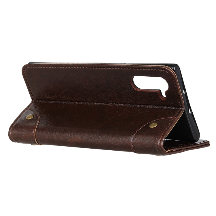 For OPPO Realme 6 Pro Copper Buckle Nappa Texture Horizontal Flip Leather Case with Holder & Card Slots & Wallet