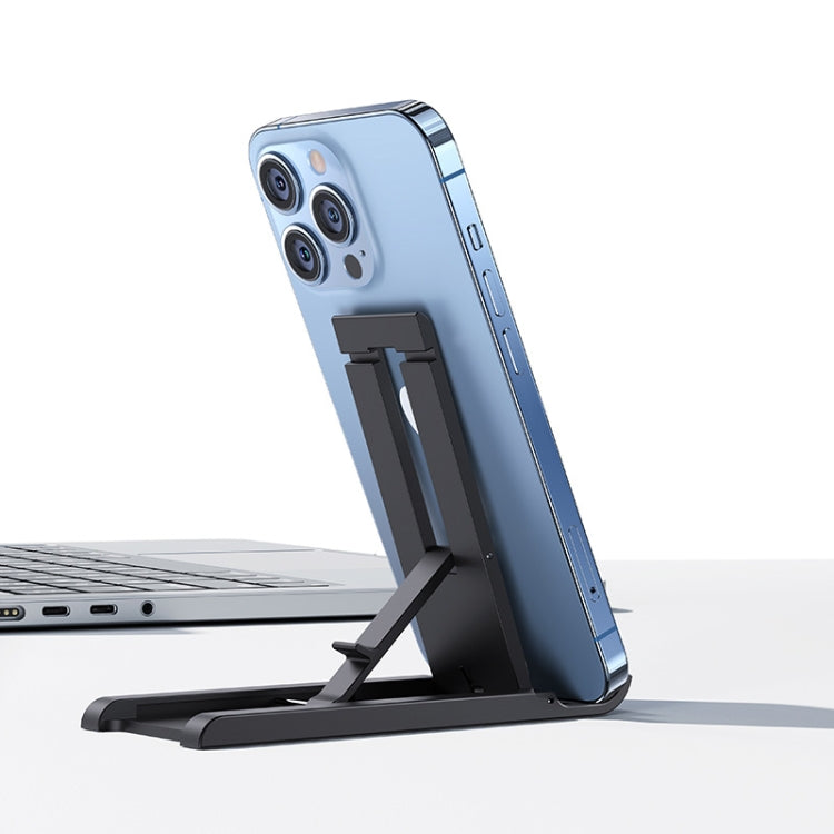 USAMS US-ZJ070 Mobile Phone Spring Desktop Folding Storage Stand Holder