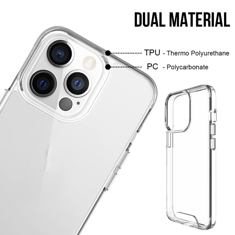 For iPhone 14 Pro Max Transparent Acrylic TPU Phone Case (Transparent)