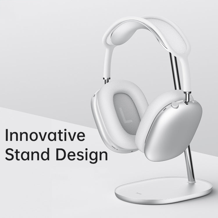 Benks L40 Pro 15W Wireless Charging Desktop Headset Holder(Silver White)