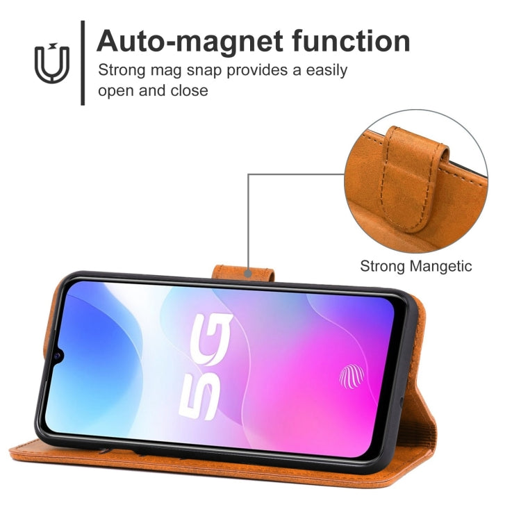 For vivo S9e Leather Phone Case