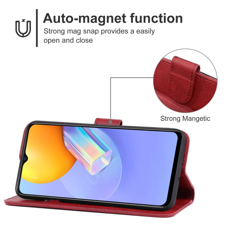 For vivo Y15a Leather Phone Case