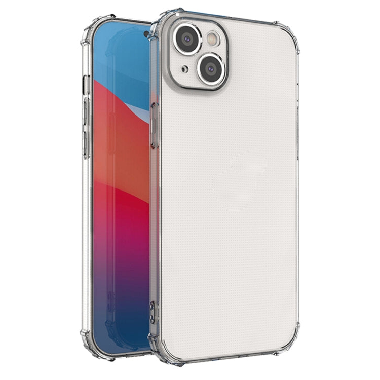 For iPhone 14 Plus Shockproof Transparent TPU Phone Case