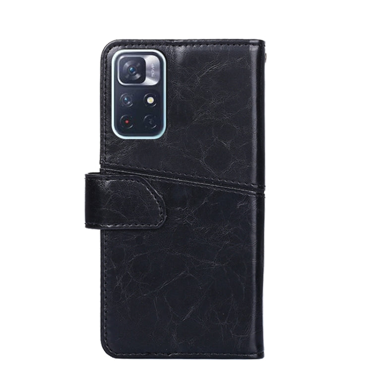 For Xiaomi Redmi Note11 5G / Poco M4 Pro 5G Geometric Stitching Horizontal Flip Leather Phone Case