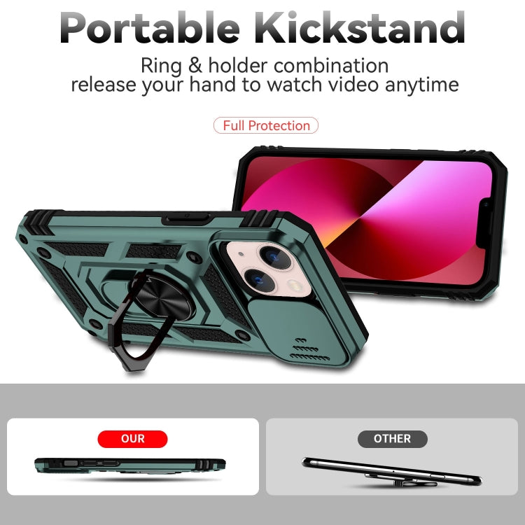 For iPhone 14 Sliding Camshield Holder Phone Case