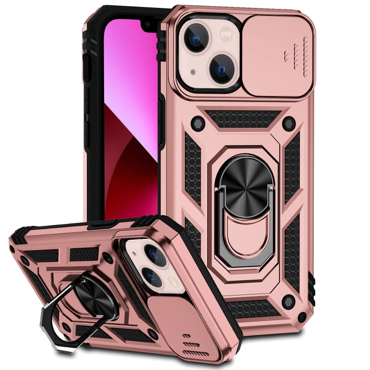 For iPhone 14 Plus Sliding Camshield Holder Phone Case