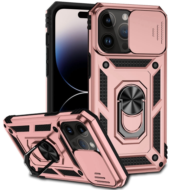 For iPhone 14 Pro Sliding Camshield Holder Phone Case